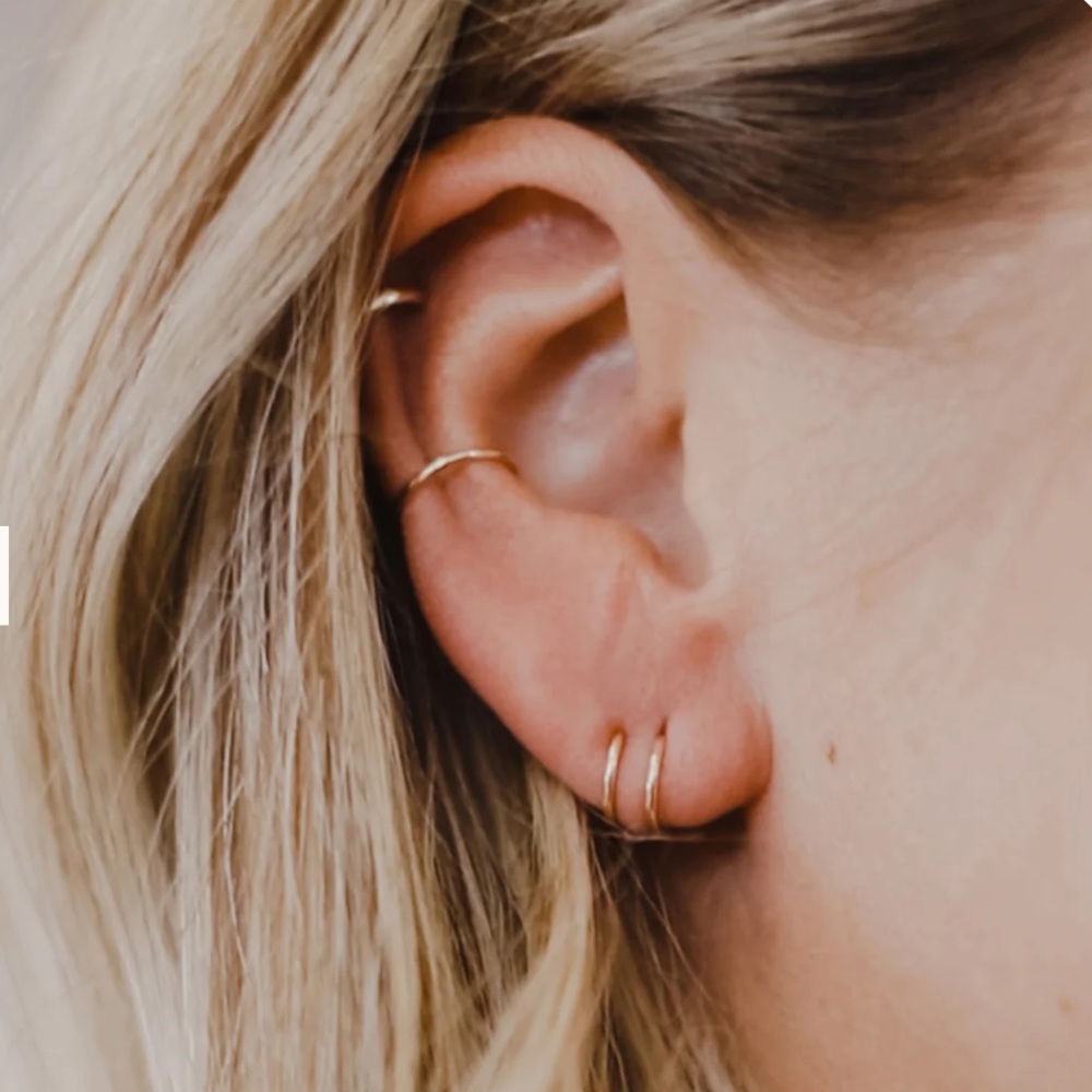 Gold Twist Earrings 14k Gold Fill